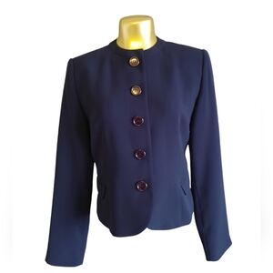 Tristan & Iseut SZ 6 navy‎ lined blazer